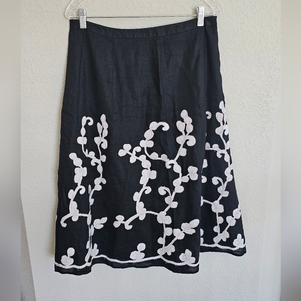 Peter Nygard linen skirt size 10
